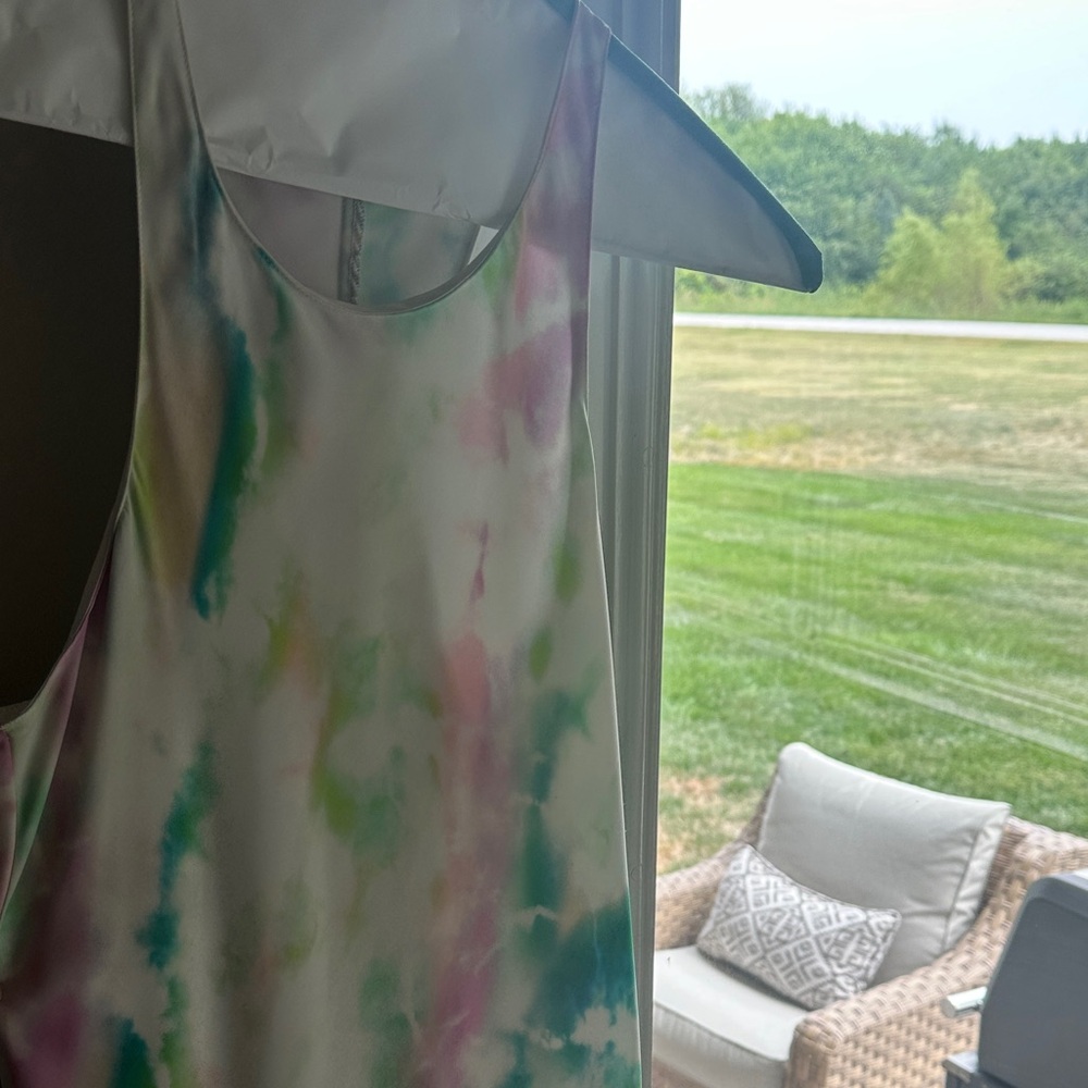 Amanda Uprichard Multicolor Tie-Dye Dress